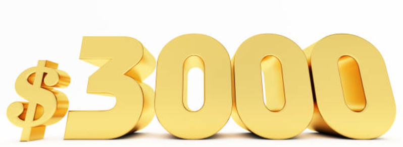 $3000
